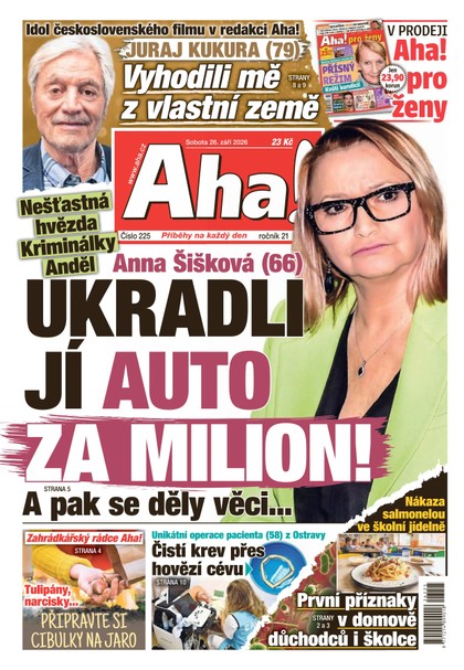E-magazín AHA! - 26.09.2026 - CZECH NEWS CENTER a. s.