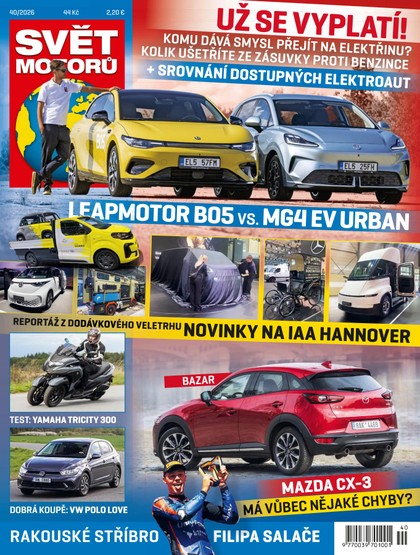 E-magazín Svět motorů - 40/2026 - CZECH NEWS CENTER a. s.
