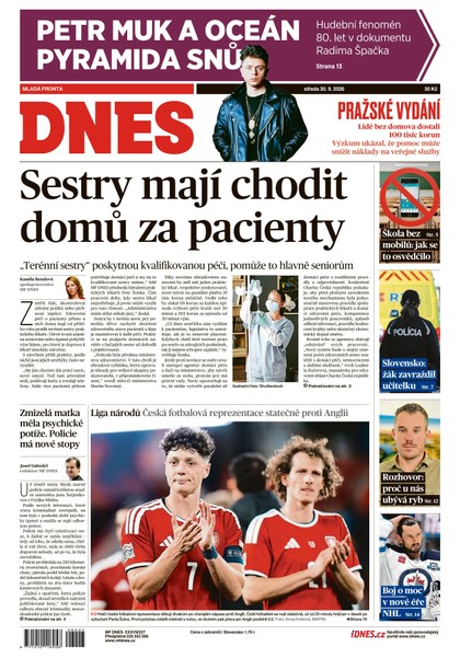 E-magazín MF DNES - 30.09.2026 - MAFRA, a.s.