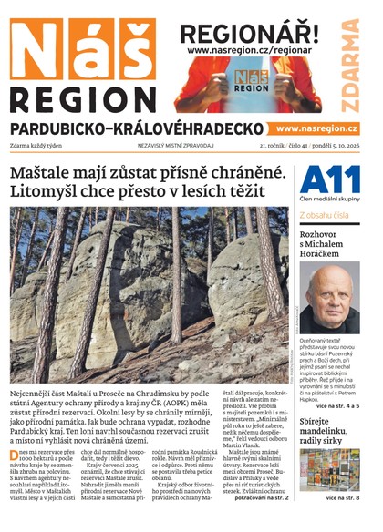 E-magazín Náš Region - Pardubicko/Královéhradecko 41/2026 - A 11 s.r.o.
