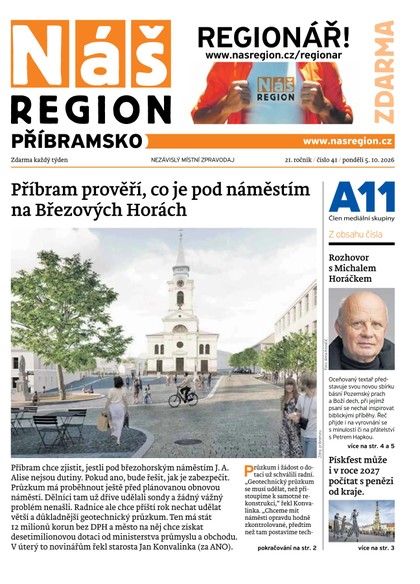 E-magazín Náš Region - Příbramsko 41/2026 - A 11 s.r.o.