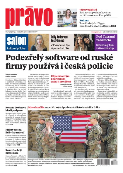 E-magazín Deník Právo - 1.10.2026 - Borgis, a.s.