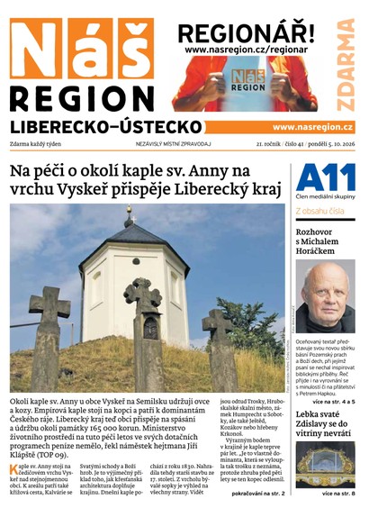 E-magazín Náš Region - Ústecko 41/2026 - A 11 s.r.o.
