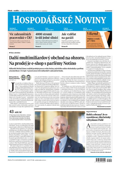 E-magazín HN 190 - 2.10.2026 - Economia, a.s.