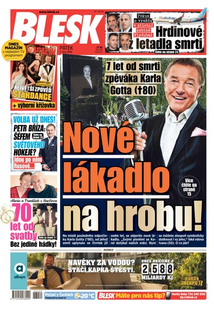 E-magazín Blesk - 02.10.2026 - CZECH NEWS CENTER a. s.