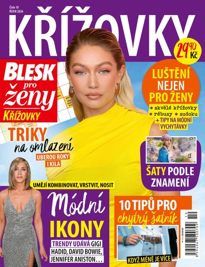 E-magazín BLESK PRO ŽENY KŘÍŽOVKY - 10/2026 - CZECH NEWS CENTER a. s.