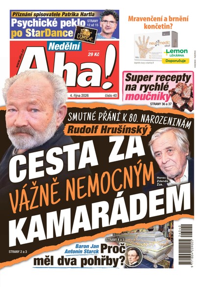 E-magazín NEDĚLNÍ AHA! - 04.10.2026 - CZECH NEWS CENTER a. s.
