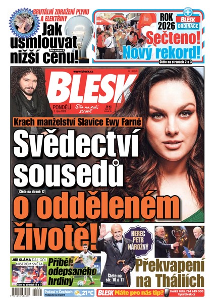 E-magazín Blesk - 05.10.2026 - CZECH NEWS CENTER a. s.