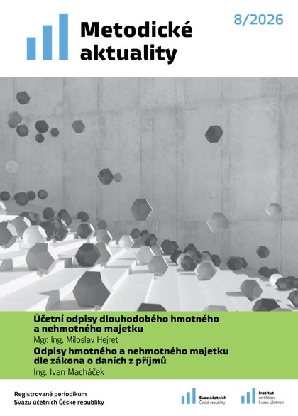 E-magazín Metodické aktuality Svazu účetních č. 8/2026 - Svaz účetních České republiky, z. s.
