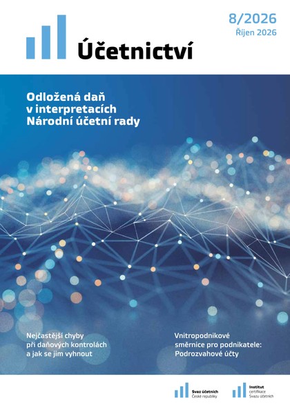 E-magazín Účetnictví č. 8/2026 - Svaz účetních České republiky, z. s.