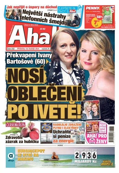 E-magazín AHA! - 06.10.2026 - CZECH NEWS CENTER a. s.