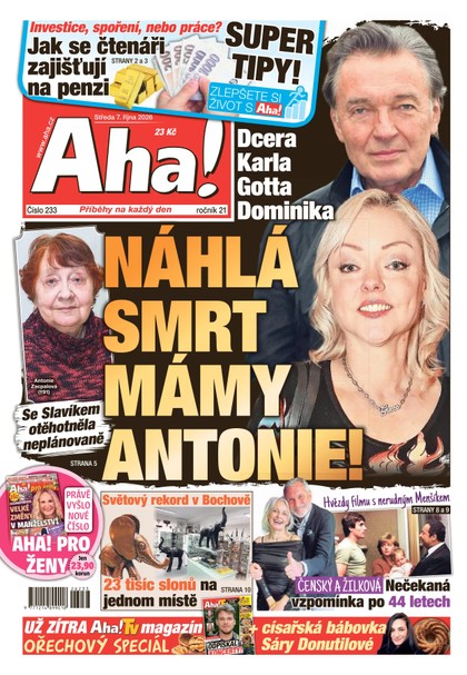 E-magazín AHA! - 07.10.2026 - CZECH NEWS CENTER a. s.