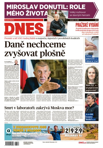 E-magazín MF DNES - 08.10.2026 - MAFRA, a.s.