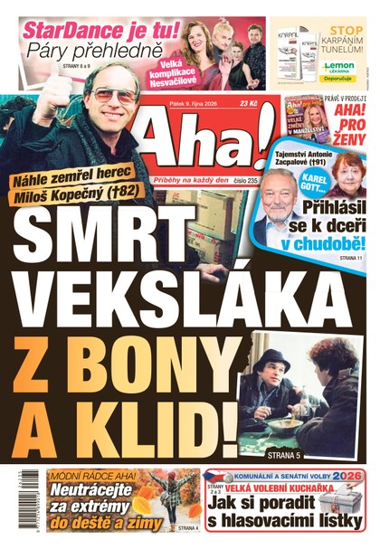 E-magazín AHA! - 09.10.2026 - CZECH NEWS CENTER a. s.
