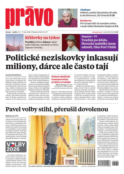 E-magazín Deník Právo - 10.10.2026 - Borgis, a.s.