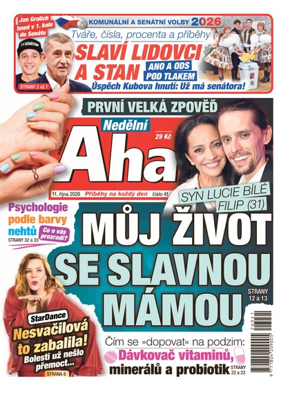 E-magazín NEDĚLNÍ AHA! - 11.10.2026 - CZECH NEWS CENTER a. s.