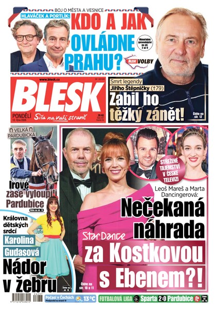 E-magazín Blesk - 12.10.2026 - CZECH NEWS CENTER a. s.