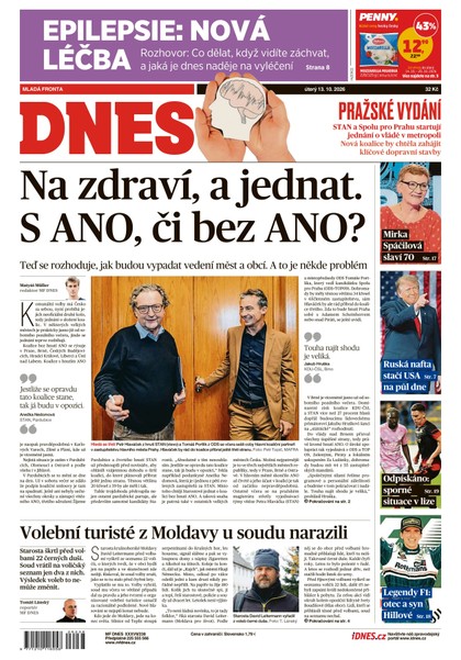 E-magazín MF DNES - 13.10.2026 - MAFRA, a.s.