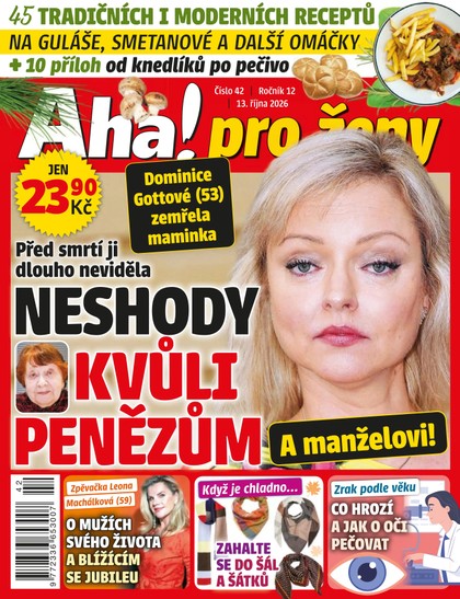E-magazín AHA! PRO ŽENY - 42/2026 - CZECH NEWS CENTER a. s.