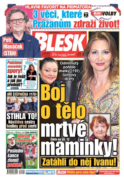 E-magazín Blesk - 13.10.2026 - CZECH NEWS CENTER a. s.