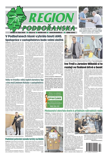 E-magazín Region Podbořanska č. 42/2026 - Ohře Media