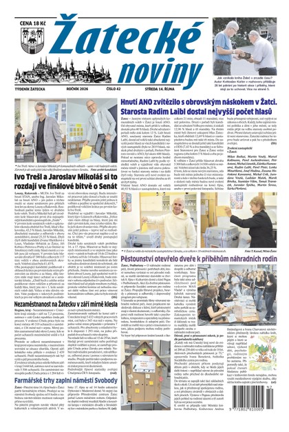 E-magazín Žatecké noviny č. 42/2026 - Ohře Media