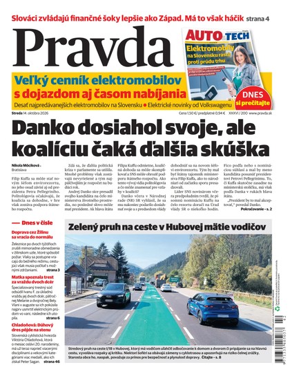 E-magazín Magazín Pravdy 14. 10. 2026 - OUR MEDIA SR a. s.