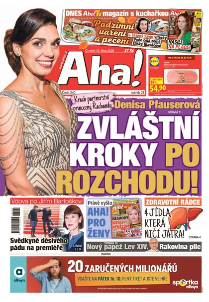 E-magazín AHA! - 15.10.2026 - CZECH NEWS CENTER a. s.