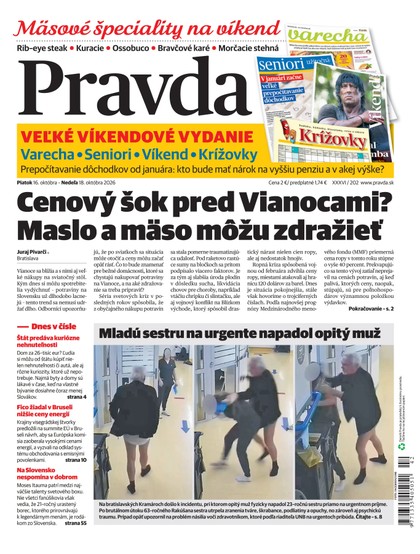 E-magazín Denník Pravda 16.10.2026 - OUR MEDIA SR a. s.