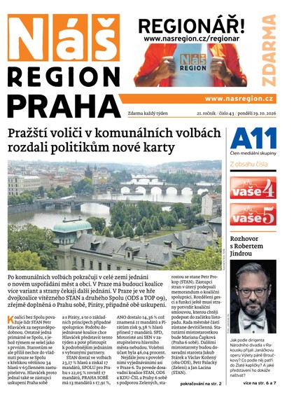 E-magazín Náš Region - Praha 43/2026 - A 11 s.r.o.