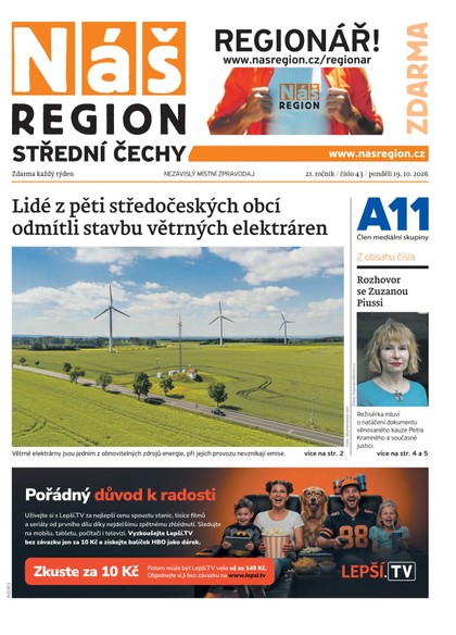 E-magazín Náš Region - Střední Čechy 43/2026 - A 11 s.r.o.