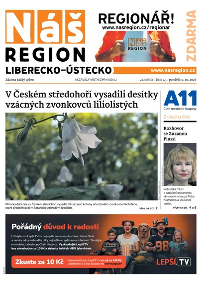 E-magazín Náš Region - Ústecko 43/2026 - A 11 s.r.o.