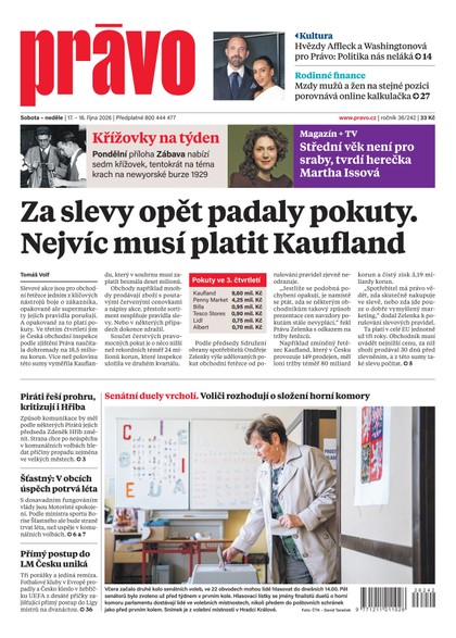 E-magazín Deník Právo - 17.10.2026 - Borgis, a.s.