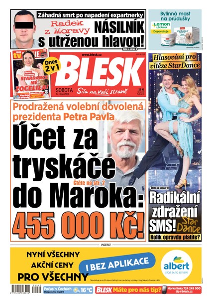 E-magazín Blesk - 17.10.2026 - CZECH NEWS CENTER a. s.