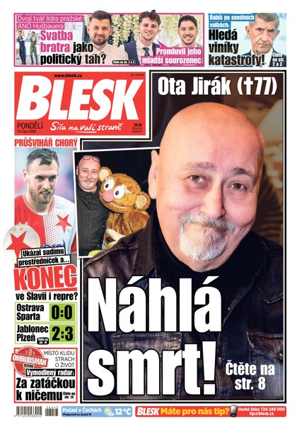 E-magazín Blesk - 19.10.2026 - CZECH NEWS CENTER a. s.
