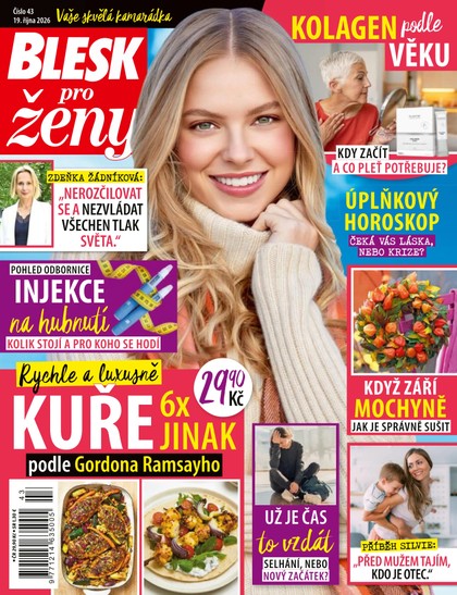 E-magazín BLESK PRO ŽENY - 43/2026 - CZECH NEWS CENTER a. s.