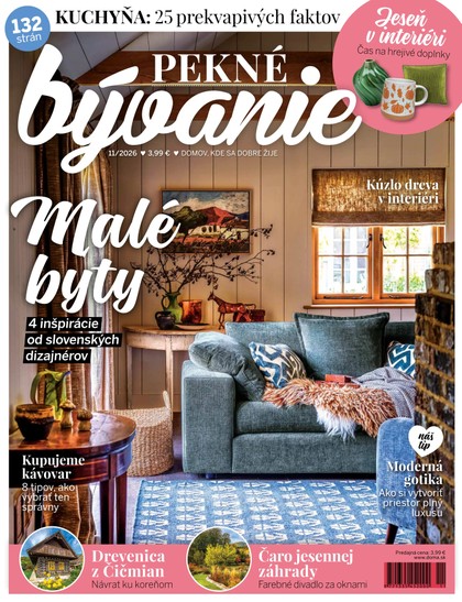 E-magazín Pekné bývanie 2026 11 - Hobby Media