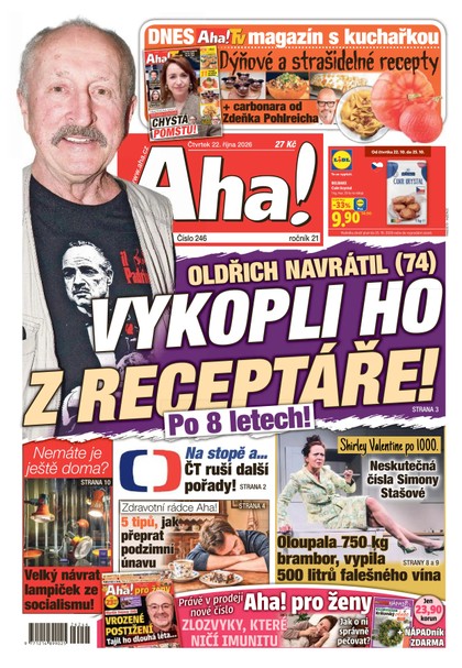 E-magazín AHA! - 22.10.2026 - CZECH NEWS CENTER a. s.
