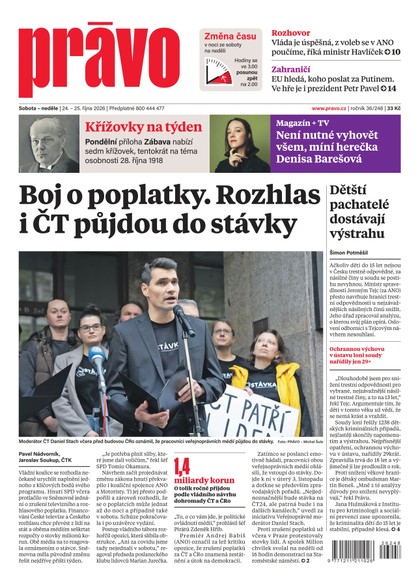 E-magazín Deník Právo - 24.10.2026 - Borgis, a.s.