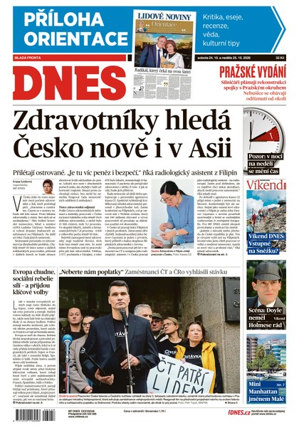 E-magazín MF DNES - 24.10.2026 - MAFRA, a.s.