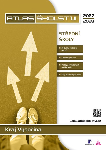 E-magazín Atlas školství – střední školy - Kraj Vysočina 2027/2028 - P.F. art, spol. s r.o.