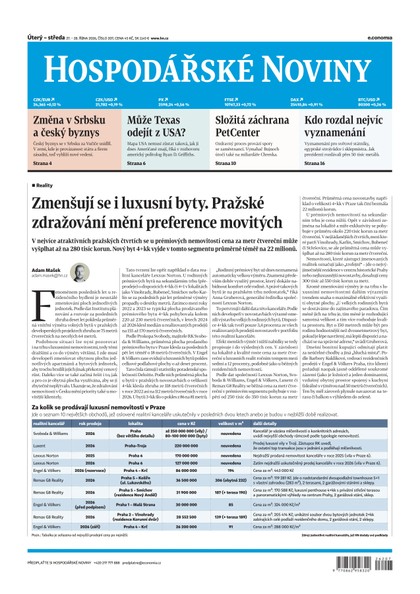 E-magazín HN 207 - 27.10.2026 - Economia, a.s.