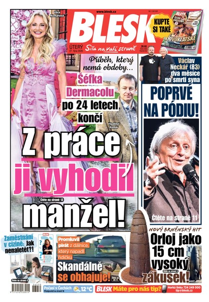 E-magazín Blesk - 27.10.2026 - CZECH NEWS CENTER a. s.