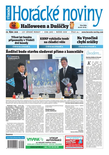 E-magazín Horácké noviny 44/2026 - Horácké noviny