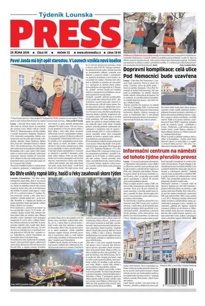 E-magazín Lounský Press č. 44/2026 - Ohře Media