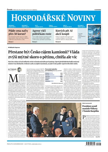 E-magazín HN 208 - 29.10.2026 - Economia, a.s.