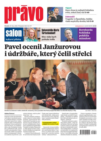 E-magazín Deník Právo - 29.10.2026 - Borgis, a.s.