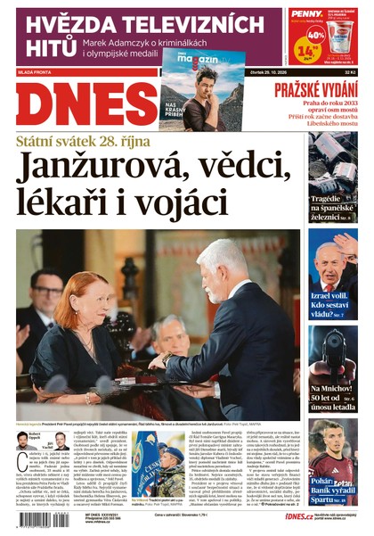 E-magazín MF DNES - 29.10.2026 - MAFRA, a.s.