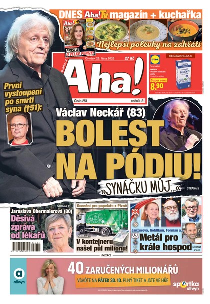 E-magazín AHA! - 29.10.2026 - CZECH NEWS CENTER a. s.