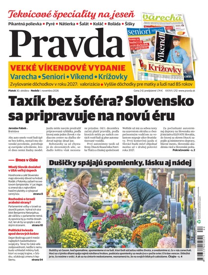 E-magazín Denník Pravda 30. 10. 2026 - OUR MEDIA SR a. s.